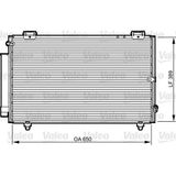 Valeo Condensor, Airconditioning 814238