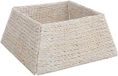 vidaXL Kerstboomkraag vierkant wit 60 x 60 x 28 cm waterhyacint