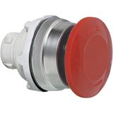 BACO 100948 T11AD01 Bouton champignon, Bague frontale en plastique, Chromé, Rouge brillant 1 pièce(s)