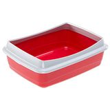 Ferplast Nip Plus Kattenbak, 10 stuks, 47 x 36 x 15,5 cm, bordeaux