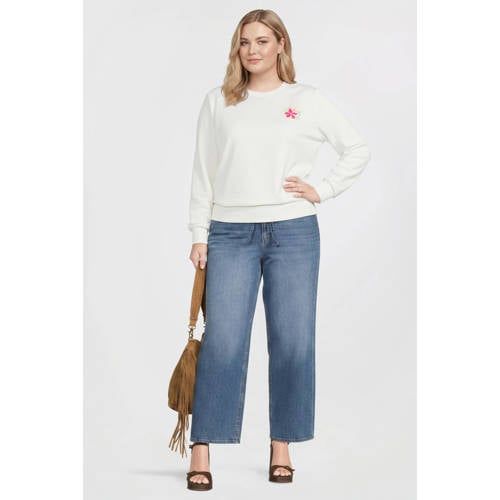 ONLY CARMAKOMA Meisjes Sweater M-46/48 Cloud Dancer Katoen/Polyester