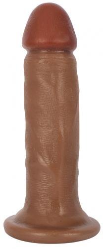 Bareskin Realistische Dildo Met Zuignap 17 CM - Bruin