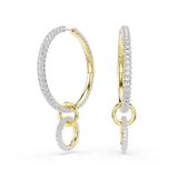 Swarovski Dextera Dames Oorbellen Metaal - Goud