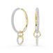 Swarovski Dextera Dames Oorbellen Metaal - Goud