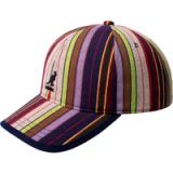 Kangol Casquette de baseball rayée multicolore