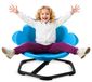 VEVOR Kinderdraaistoel, Sensorische Draaistoel, Cilindrisch, Draagvermogen 100 kg, Sensorisch Speelgoed met Antislip Metalen Voet, Bevordert Coördinatie, Balans en Concentratie, Blauw
