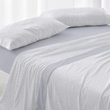 Burrito Blanco Velvelina®-beddenlaken, bed 105 cm, design 007, kleur blauw