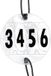 HKM 558204 Toernooinummers, 1 paar, verstelbaar, M