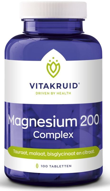 Vitakruid Magnesium 200 complex 100 tabletten