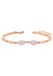 Gaya Leo E-Commerce Ltd. Gaya Bracelet Rose Gold White Crystal 21 cm