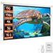VEVOR Gemotoriseerd projectiescherm, 100-inch 16:9 4K 1080 HD elektrisch projectiescherm