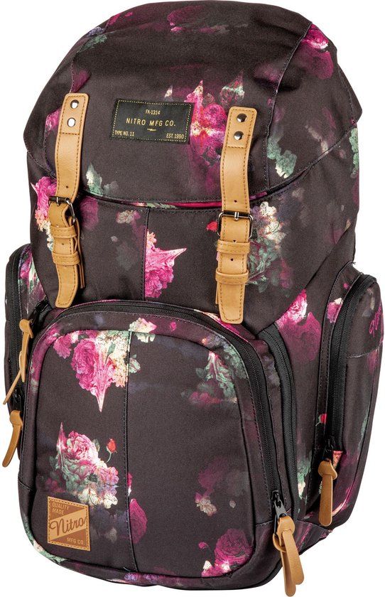 Nitro Weekender Black Rose rugzak met laptopvak