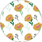 Bonateks Ronde digitaal bedrukte muismat, antislip onderkant, voor kantoor en thuis, diameter: 22 cm