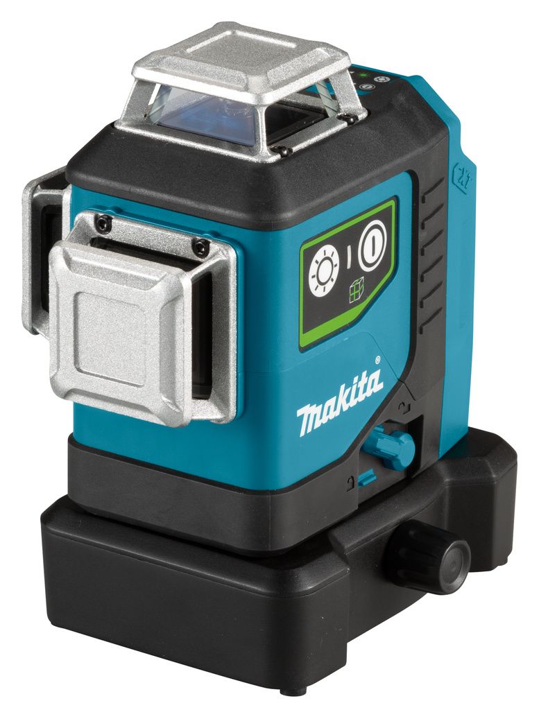 Makita SK700GD 12V Max Li-Ion accu kruislijnlaser body in tas - zelfnivellerend - groen 3x360° - 35m