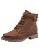 Tamaris Dames Lace Boot Flat 1-25262-45 Enkellaarzen voor dames, Muscat, 41 EU