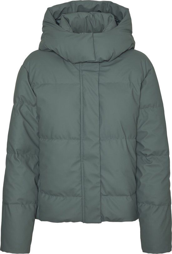 VERO MODA VMGRETAKYLIE SHORT COATED JACKET NOOS Women's Jacket - Size XL - Balsam Green