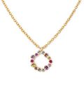 SINGULARU - Ketting Bubbles. Messing met 18Kt Goud Plating Afwerking. Verstelbare Ketting van 45 cm. Sieraden voor Vrouwen