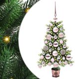 vidaXL Kerstboom met 150 LED, Groen, 65 cm