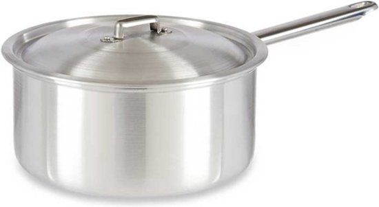 Kinvara Steelpan - Zilver - 41x24x12 cm - 4 liter - Aluminium - Met deksel