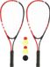 Avento Crossminton Set - Aluminium - Tie Breaker - Rood/Grijs