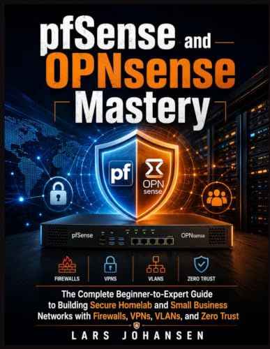 pfSense and OPNsense Mastery: The Complete Beginner-to-Expert Guide to Building Secure Homelab and Small Business Networks with Firewalls, VPNs, VLANs, and Zero Trust