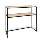 VINTHERA Moa Multifunctionele console met 2 planken, 78 x 27 x 77 cm, ijzer