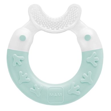 MAM Bite & Brush Teether - Turquoise - 3+ Months