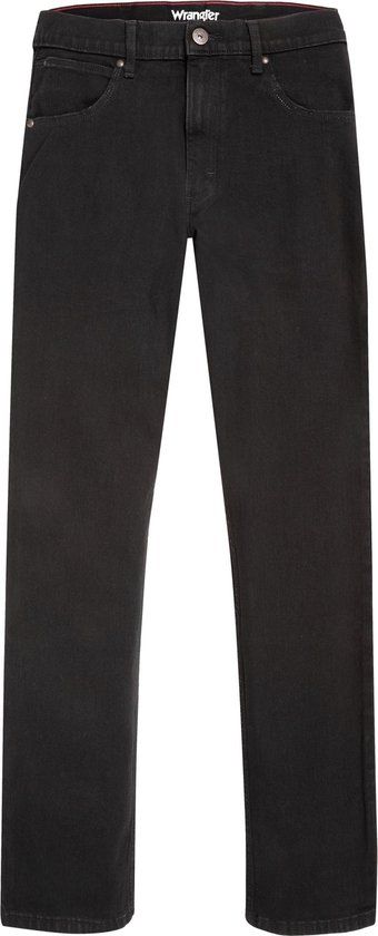 Wrangler Straight Jeans - Black Rinse - Men's
