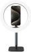 Telesin Ring Light 10 inch Ringlamp - met Vloerstatief (160 cm) en Telefoonhouder - Dimbare LED met 3 Lichtkleuren - Zwart
