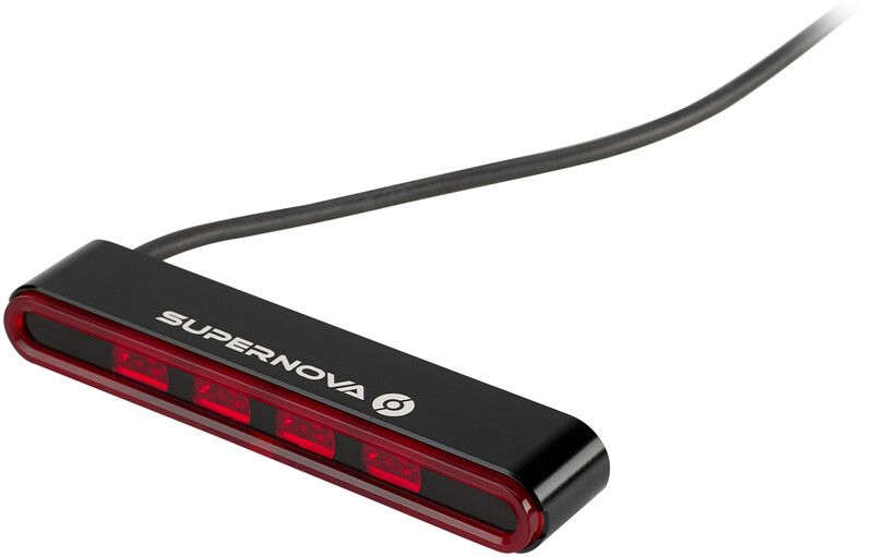 Supernova M99 Tail Light 2 Pro - Zwart/Rood - 2023 Model
