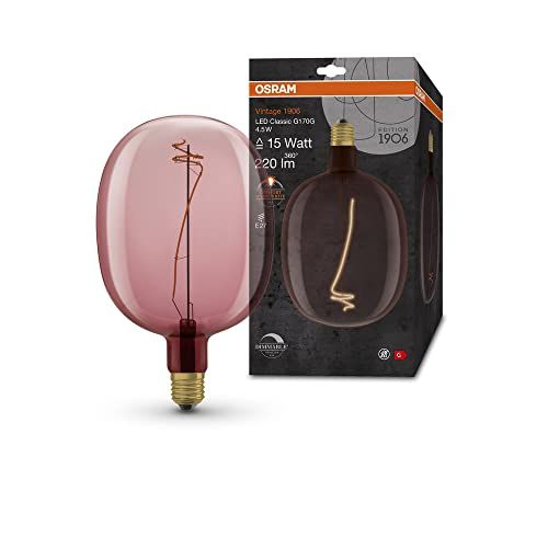 OSRAM Vintage 1906 LED lamp - Pink Tint - 4.5W - 220lm