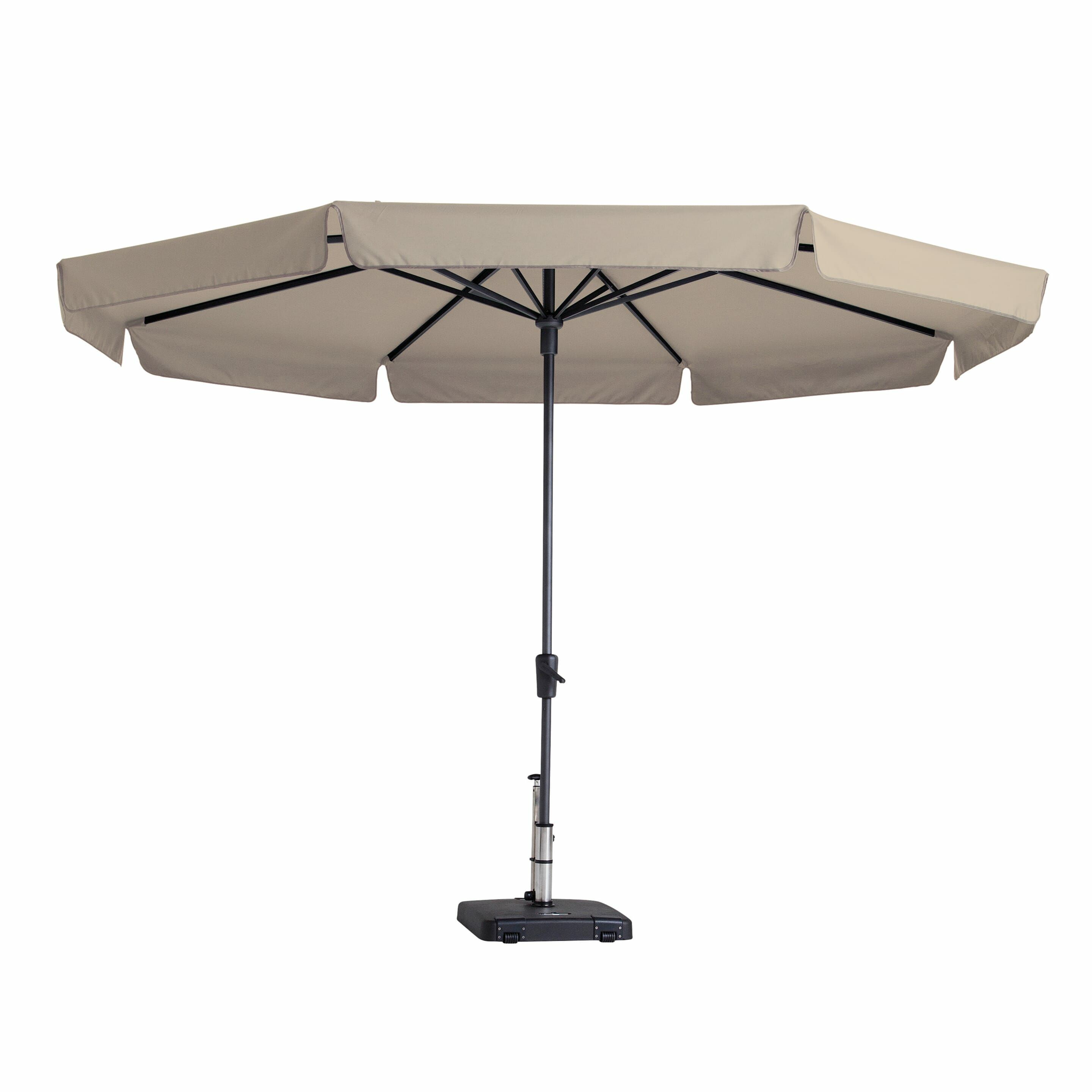 Madison Syros Round Parasol - 350cm - Ecru