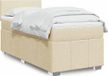 Maison Exclusive - Boxspringbed met matras, crème, 100x200 cm, gestoffeerd
