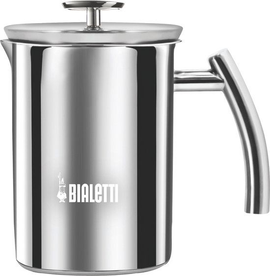 Bialetti Handheld Electric Milk Frother - Metallic - 330ml