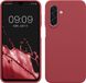 kwmobile telefoonhoesje geschikt voor Samsung Galaxy A18 4G / 5G - Hoesje met siliconen coating - Smartphone case in donkerroze