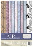 ITD Collection Scrapbooking pakket A4 accessoires decoupage set scrapbook papier set met perkamentpapierformaat 210 x 297 mm