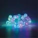 levitantes Led-lichtsnoer met kogels, 3 m, met USB en afstandsbediening, 24 RGB-functies, IP44, ideaal voor binnen- en buitendecoratie.