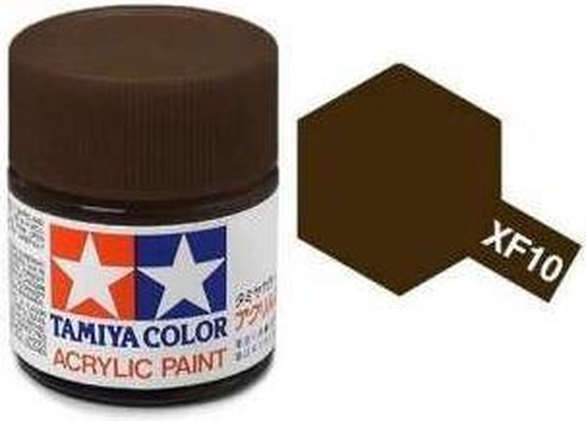 tamiya XF-10 Brown - Matt - Acryl - 23ml Verf potje