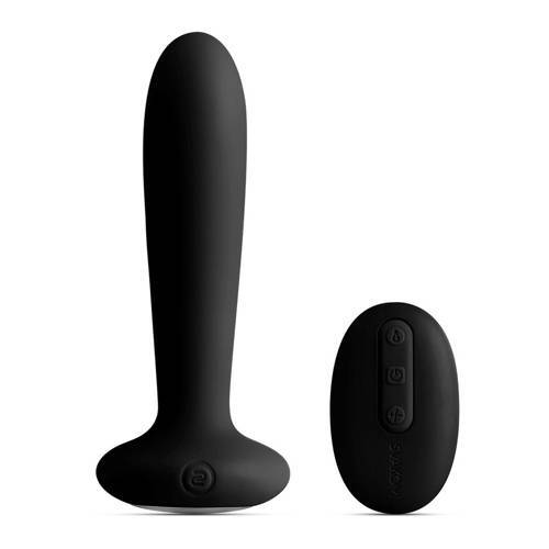 Svakom Primo Heating Butt Plug - Zwart Zwart