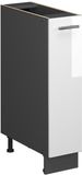 Vicco Apotheekkast Fame-Line, Wit Hoogglans/Antraciet, 20 cm zonder werkblad