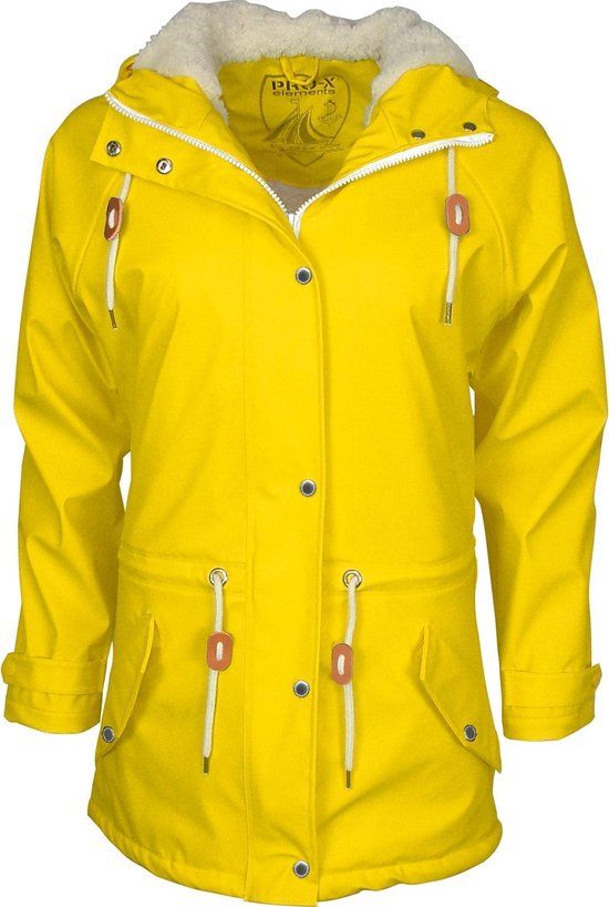 Pro-X Elements Kira Regenjas Dames Geel Maat 38