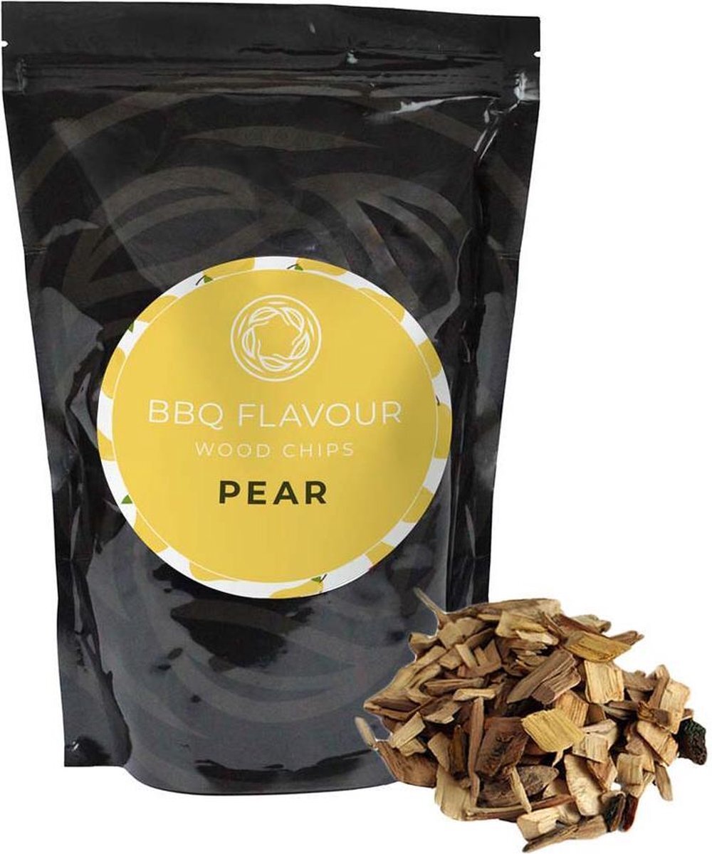 BBQ Flavour rookhout chips peer