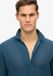 Superdry Gebreid overhemd met textuur - Heren - L - Katoen/Polyester - Navy Texture