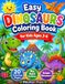 Easy Dinosaurs Coloring Book for Kids Ages 3-6
