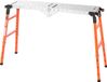 VEVOR Table de soudage et établi 2-en-1 1397x355,6 mm, Capacité de charge 500 Kg, Établi en acier pliable