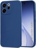 Techsuit Soft Flex Silicone Back Cover voor Oppo Reno15 F/FS - Navy Blue