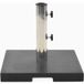 Base de parasol en granit 20 kg carré noir