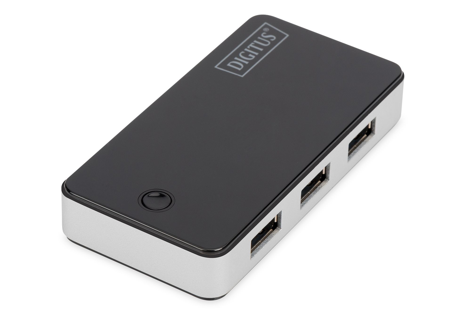 Digitus DA-70231 USB 3.2 Gen 1 Hub - 4 Poorten - Zwart/Zilver
