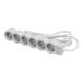 Legrand 694565 power uitbreiding 3 m 6 AC-uitgang(en) Binnen Grijs, Wit