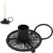 DoaBuy Gifts Amsterdam Draad Kandelaar Metaal Zwart 14 cm